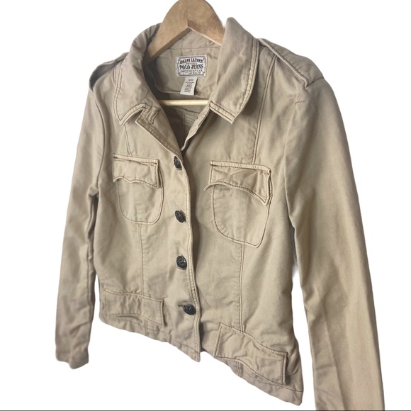 Polo Ralph Lauren Womens Medium Jacket Neutral M - Picture 5 of 6